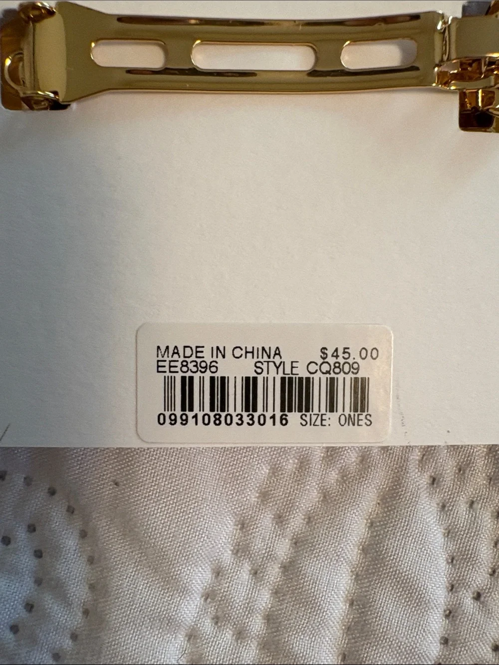 NWT! J. Crew Gold Barrettes - Set of 2